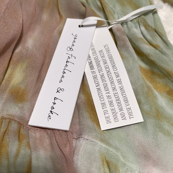 Young Fabulous & Broke Rosa Tie Dye Short Dress Small - Picture 6 of 12